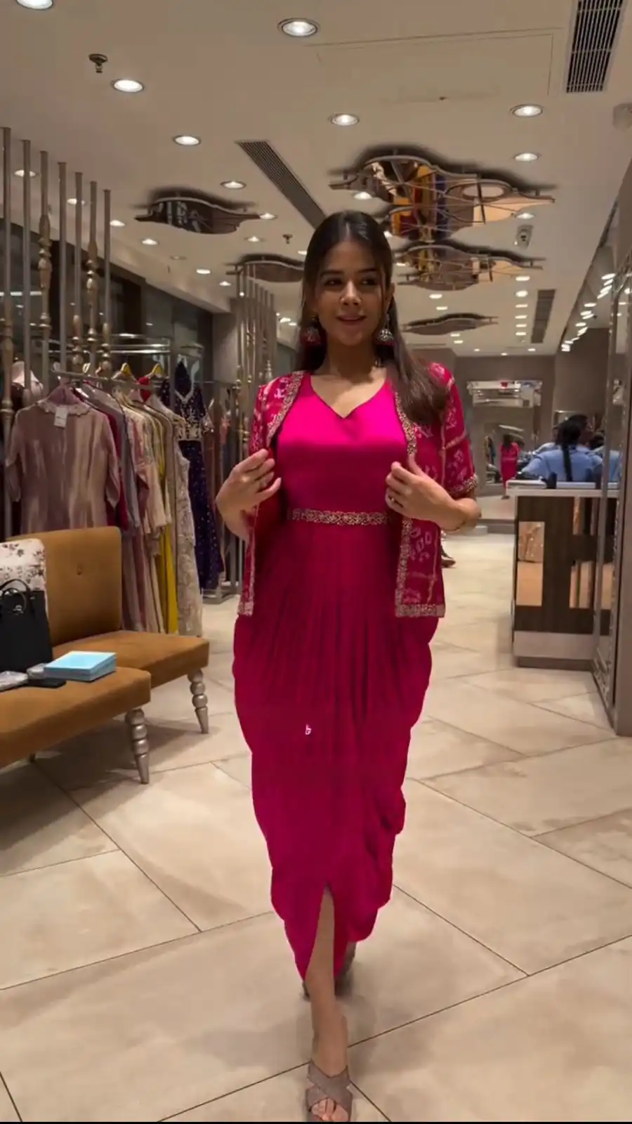 LG 2011 Pink Printed Chinon Dhoti Suit Perfect for Wedding, Party, Family Gatherings, Lohri, Durga Puja . Get it for ₹1799. Delivery 4-6 Working Days | Casual Suits, Jump Suits, Creative suits, Designer Suits, Palazzo Suits, Party Wear Suits, Patiala Suits, Salwar suit, Straight Suits