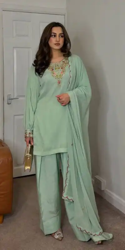 NSR 854 Pista Faux Georgette Salwar Suit Perfect for Wedding, Party, Lohri, Mehendi, Karwa Chauth –. Introductory Price ₹1849. Delivery 4-6 Working Days | Casual Suits, Jump Suits, Creative suits, Designer Suits, Palazzo Suits, Party Wear Suits, Patiala Suits, Salwar suit, Straight Suits