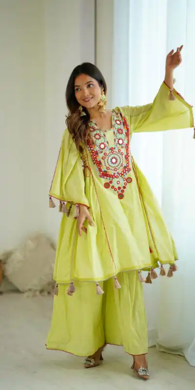 SRK 5286 Pista in Khadi Cotton Mirror Work & Embroidery Work Salwar Suit . Now at just ₹2099. Delivery 4-6 Working Days. Shop now. | Casual Suits, Jump Suits, Creative suits, Designer Suits, Palazzo Suits, Party Wear Suits, Patiala Suits, Salwar suit, Straight Suits