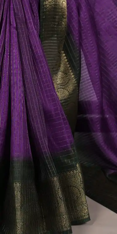 YNF 7906 Purple Dola Chex with Zari Work Saree . Wedding, Party, Festive, Events Special Price ₹1599. Delivery 4-6 Working Days. Shop now. | Creative Sarees, Embroidered Sarees, Bollywood Sarees, Designer Sarees, Ethnic Saree, Modern Digital sarees, Party Wear Sarees, Sarees