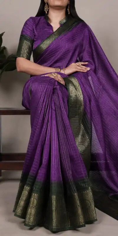 YNF 7906 Purple Dola Chex with Zari Work Saree . Wedding, Party, Festive, Events Special Price ₹1599. Delivery 4-6 Working Days. Shop now. | Creative Sarees, Embroidered Sarees, Bollywood Sarees, Designer Sarees, Ethnic Saree, Modern Digital sarees, Party Wear Sarees, Sarees