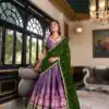 LNB 1240 Purple Kanchipuram With Embroidery Work & Zari Work Lehenga Choli ₹2499 on Available. Delivery 4-6 Working Days. Shop now. | Creative Lehenga, Bollywood Lehenga, Designer Lehenga, Embroidered Lehenga, Lehenga, Party Wear Lehenga