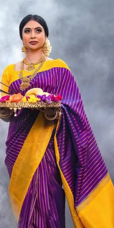 KP 5006 Purple Soft Lichi Silk Saree Perfect for Wedding, Party, Raksha Bandhan, Durga Puja, Ganesh Chaturthi . Introductory Price ₹1499. Delivery | Embroidered Sarees, Bollywood Sarees, Creative Sarees, Designer Sarees, Ethnic Saree, Modern Digital sarees, Party Wear Sarees, Sarees