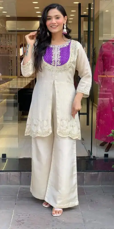 SRK 5277 Purple Mal Cotton With Embroidery Work & Bead Work Salwar Suit . Affordable Price ₹1799. Delivery 4-6 Working Days. Shop now. | Casual Suits, Jump Suits, Creative suits, Designer Suits, Palazzo Suits, Party Wear Suits, Patiala Suits, Salwar suit, Straight Suits