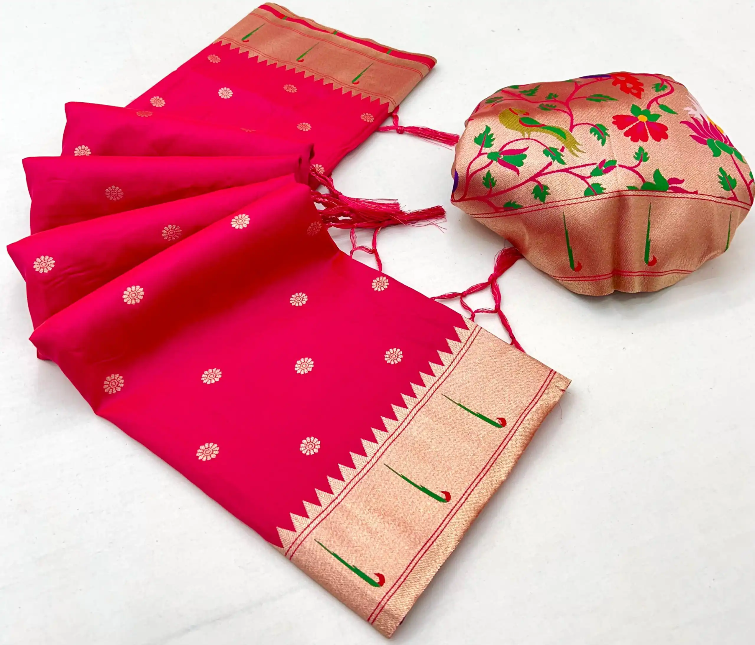 MB 150 Red A Pethani silk Saree Perfect for Wedding, Party, Baisakhi, Reception, Traditional Day – . Affordable Price ₹2549. Delivery 4-6 Working | Creative Sarees, Embroidered Sarees, Bollywood Sarees, Designer Sarees, Ethnic Saree, Modern Digital sarees, Party Wear Sarees, Sarees