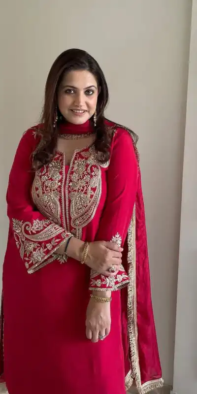 ZSR 3097 Red Pure Chinnon Silk With Embroidery Sequence Work With Full Sleeve Salwar Suit Wedding, Party, Festive, Events Exclusive Offer ₹1899. D | Casual Suits, Jump Suits, Tops & Bottoms, Track Suits, Trendy Wear, Creative suits, Designer Suits, Palazzo Suits, Party Wear Suits, Patiala Suits, Salwar suit, Straight Suits