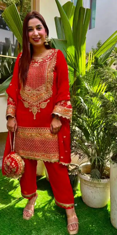 SR 1685 Red Color Heavy Faux Georgette With Embroidery Sequence Salwar Suit . Grab it for ₹2099. Delivery 4-6 Working Days. | Casual Suits, Jump Suits, Tops & Bottoms, Track Suits, Trendy Wear, Creative suits, Designer Suits, Palazzo Suits, Party Wear Suits, Patiala Suits, Salwar suit, Straight Suits