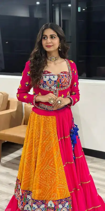 KF 1591 Red in Faux Georgette Digital Print & Mirror Work Lehenga Choli. Available at ₹1649 only. Delivery 4-6 Working Days. Shop now. | Bollywood Lehenga, Creative Lehenga, Designer Lehenga, Embroidered Lehenga, Lehenga, Party Wear Lehenga