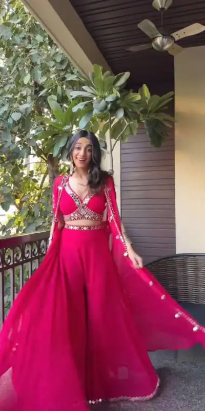 LG 1911 Red in Georgette Embroidery Work & Mirror Work Salwar Suit . Exclusive Offer ₹2399. Delivery 4-6 Working Days. Shop now. | Casual Suits, Jump Suits, Creative suits, Designer Suits, Palazzo Suits, Party Wear Suits, Patiala Suits, Salwar suit, Straight Suits