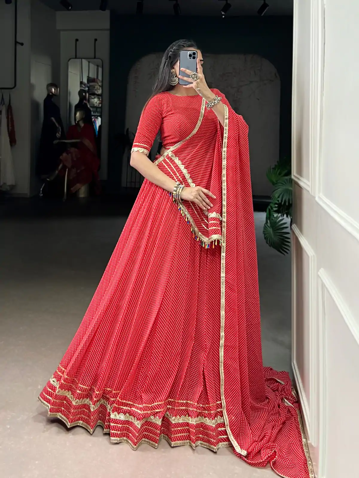 LNB 1728 Red Color Georgette Printed Lace Work Lehenga Choli . Exclusive Offer ₹2499. Delivery 4-6 Working Days. Shop now. | Creative Lehenga, Bollywood Lehenga, Designer Lehenga, Embroidered Lehenga, Lehenga, Party Wear Lehenga