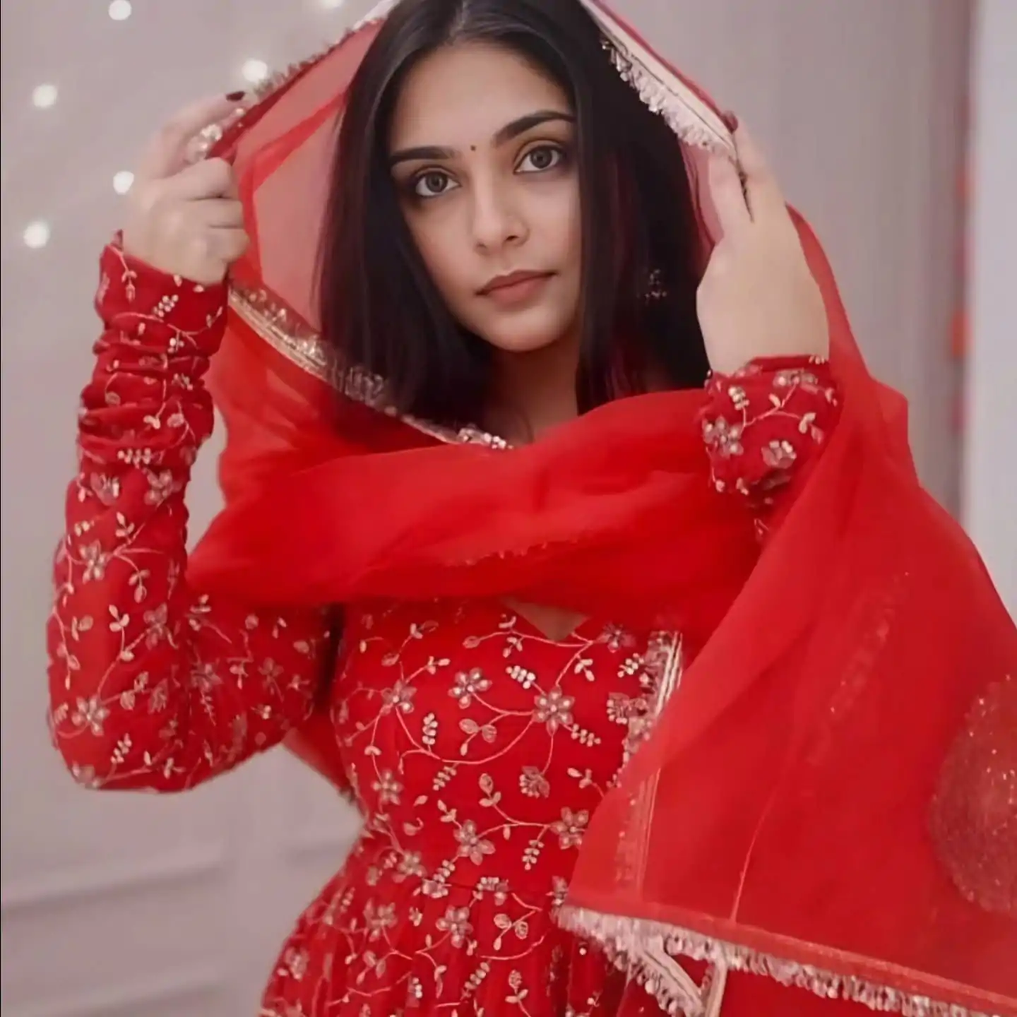 SSR 529 Red Georgette With Heavy Embroidery Sequence Work With Fancy Latkan with Embroidery Work Gown. Introductory Price ₹2149. Delivery 4-6 | Bollywood Gowns, Creative Gowns, Designer Gowns, Embroidered Gowns, Gowns, Party Wear Gowns