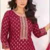 INLI Muskaan Red in Rayon Lace Work & Embroidery Work Salwar Suit. Festive Deal ₹1949. Delivery 4-6 Working Days. Shop now. | Casual Suits, Jump Suits, Creative suits, Designer Suits, Palazzo Suits, Party Wear Suits, Patiala Suits, Salwar suit, Straight Suits