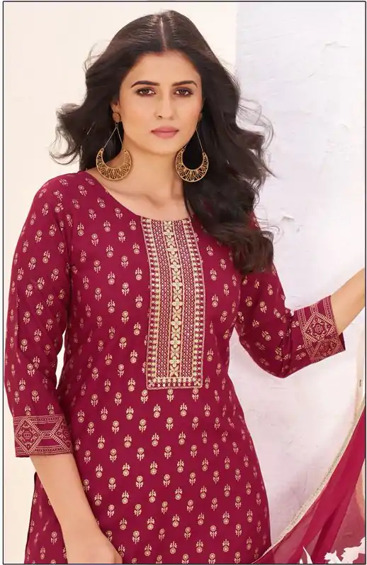 INLI Muskaan Red in Rayon Lace Work & Embroidery Work Salwar Suit. Festive Deal ₹1949. Delivery 4-6 Working Days. Shop now. | Casual Suits, Jump Suits, Creative suits, Designer Suits, Palazzo Suits, Party Wear Suits, Patiala Suits, Salwar suit, Straight Suits