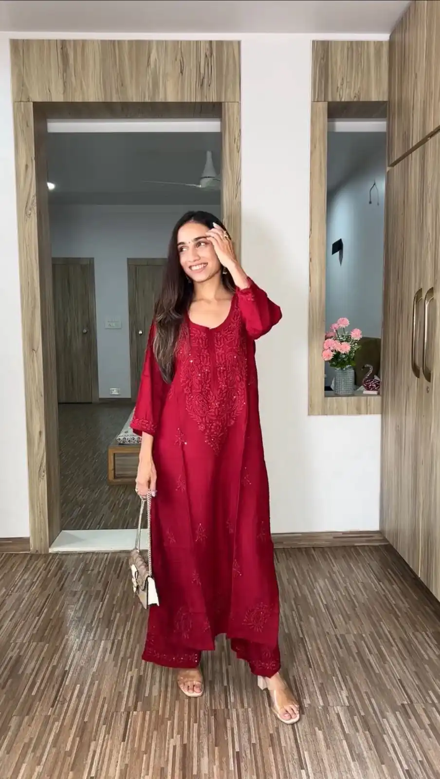 BE 390 Red Color Rayon Embroidery Sequence Salwar Suit with Work. Festive Deal ₹1749. Delivery 4-6 Working Days. Shop now. | Casual Suits, Jump Suits, Creative suits, Designer Suits, Palazzo Suits, Party Wear Suits, Patiala Suits, Salwar suit, Straight Suits