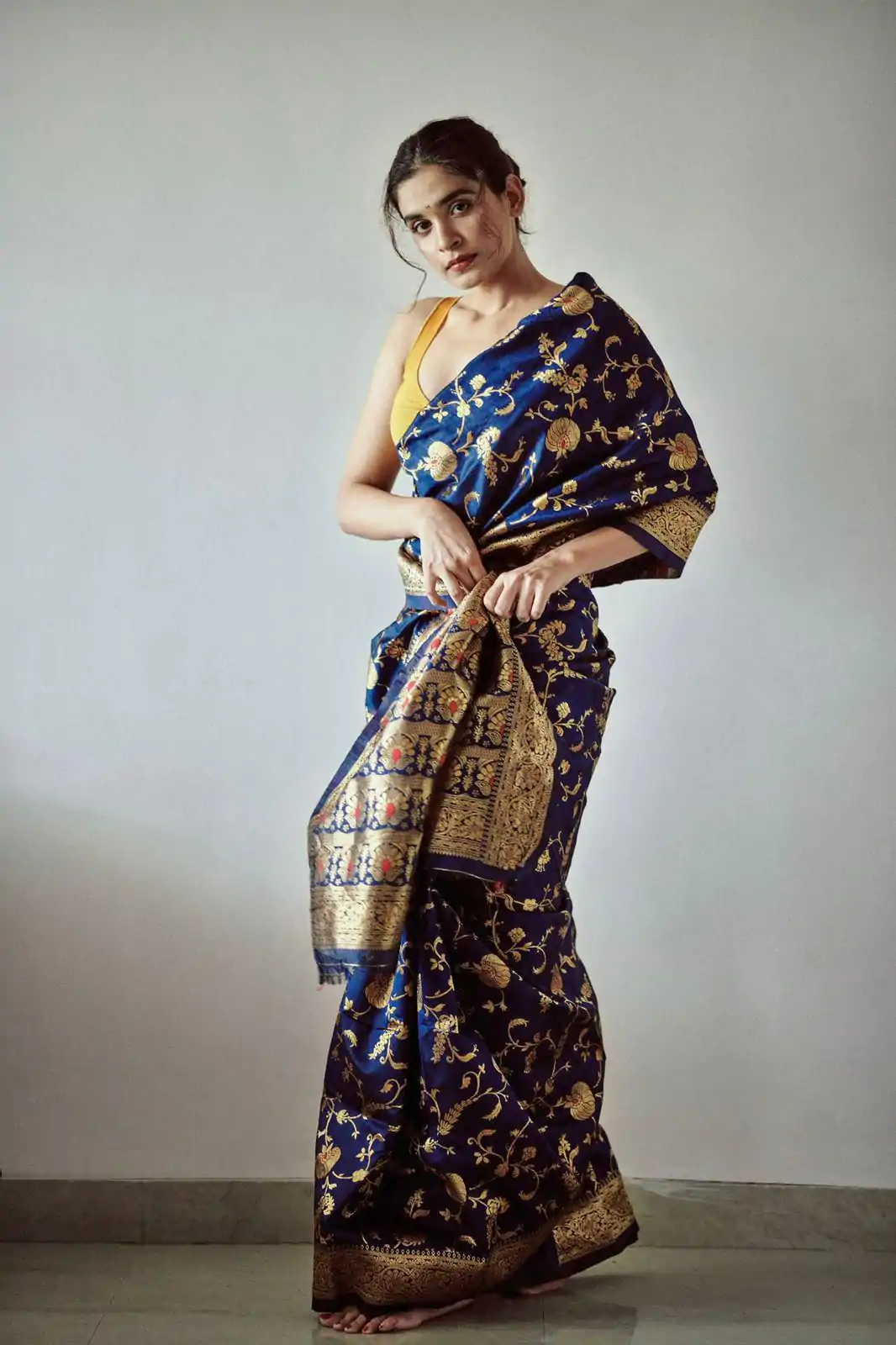 KP 1029 Royal Blue Soft Banarsari Silk Saree Perfect for Wedding, Party, Lohri, Eid, Reception – . Available at ₹1549 only. Delivery 4-6 Working | Creative Sarees, Embroidered Sarees, Bollywood Sarees, Designer Sarees, Ethnic Saree, Modern Digital sarees, Party Wear Sarees, Sarees