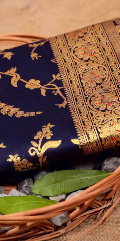 KP 1029 Royal Blue Soft Banarsari Silk Saree Perfect for Wedding, Party, Lohri, Eid, Reception – . Available at ₹1549 only. Delivery 4-6 Working | Creative Sarees, Embroidered Sarees, Bollywood Sarees, Designer Sarees, Ethnic Saree, Modern Digital sarees, Party Wear Sarees, Sarees