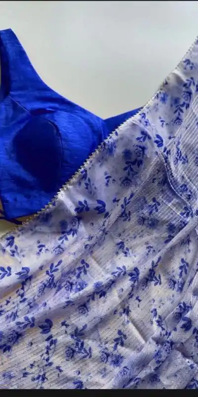 AC Flower Royal Blue Georgette with Designer Work Saree . Wedding, Party, Festive, Events Get it for ₹1499. Delivery 4-6 Working Days. Shop now. | Creative Sarees, Embroidered Sarees, Bollywood Sarees, Designer Sarees, Ethnic Saree, Modern Digital sarees, Party Wear Sarees, Sarees