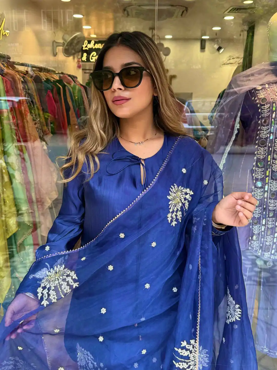 ZSR 3122 Royal Blue Pure Natural Crep Silk Salwar Suit Perfect for Wedding, Party, Pongal, Onam, Reception – . Available at ₹1849 only. Delivery 4-6 Work | Casual Suits, Jump Suits, Creative suits, Designer Suits, Palazzo Suits, Party Wear Suits, Patiala Suits, Salwar suit, Straight Suits