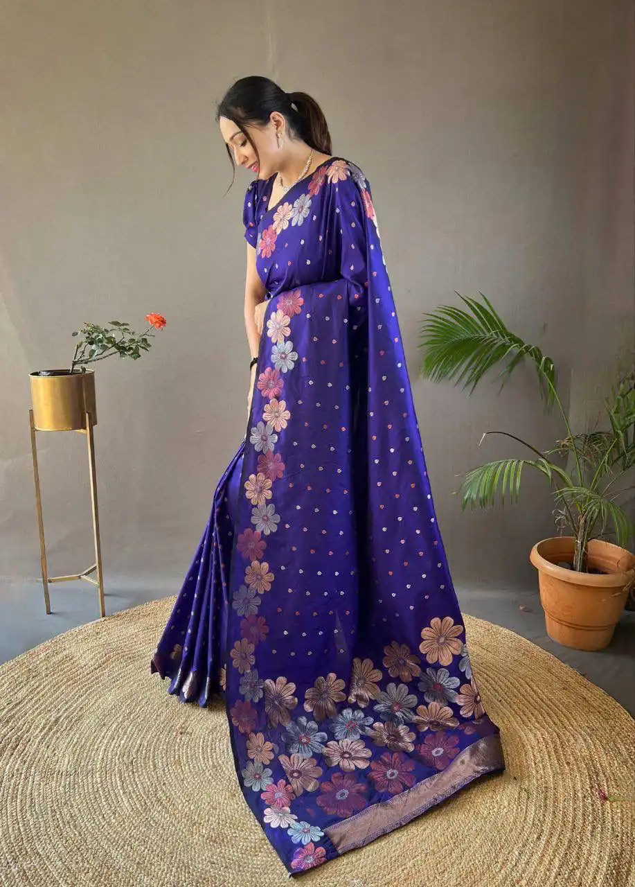 KP 6003 Royal Blue Soft Lichi Silk Cloth Lace Work & Lace Border Saree in Best Price ₹1399. Delivery 4-6 Working Days. Shop now. | Embroidered Sarees, Bollywood Sarees, Creative Sarees, Designer Sarees, Ethnic Saree, Modern Digital sarees, Party Wear Sarees, Sarees
