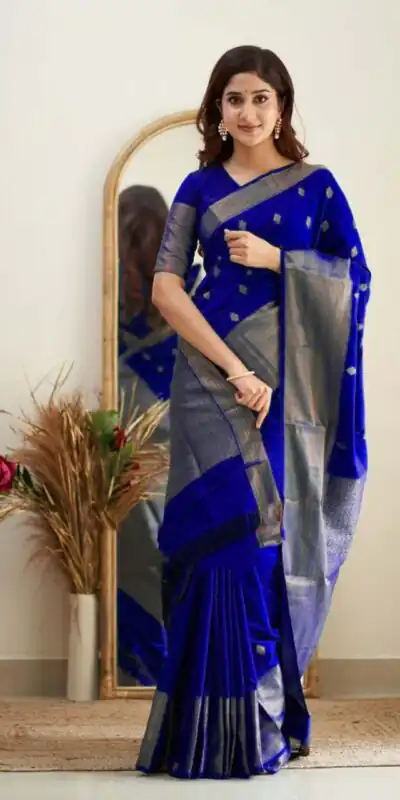 KP 5088 Royal Blue Soft Lichi Silk Cloth Saree With Lace Border & Lace Work. Best Price ₹1349. Delivery 4-6 Working Days. Shop now. | Embroidered Sarees, Bollywood Sarees, Creative Sarees, Designer Sarees, Ethnic Saree, Modern Digital sarees, Party Wear Sarees, Sarees