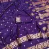 MB 171 Royal Purple Banarasi Silk Saree Perfect for Wedding, Party, Holi, Pongal, Pooja –. Festive Deal ₹1849. Delivery 4-6 Working Days. Shop now. | Creative Sarees, Embroidered Sarees, Bollywood Sarees, Designer Sarees, Ethnic Saree, Modern Digital sarees, Party Wear Sarees, Sarees