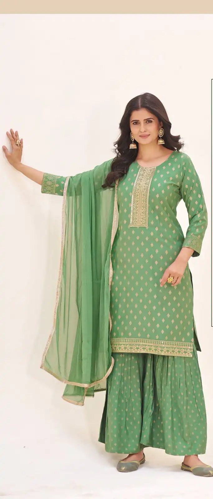 INLI Muskaan Sea Green in Rayon Lace Work & Embroidery Work Salwar Suit. Festive Deal ₹1949. Delivery 4-6 Working Days. Shop now. | Casual Suits, Jump Suits, Creative suits, Designer Suits, Palazzo Suits, Party Wear Suits, Patiala Suits, Salwar suit, Straight Suits