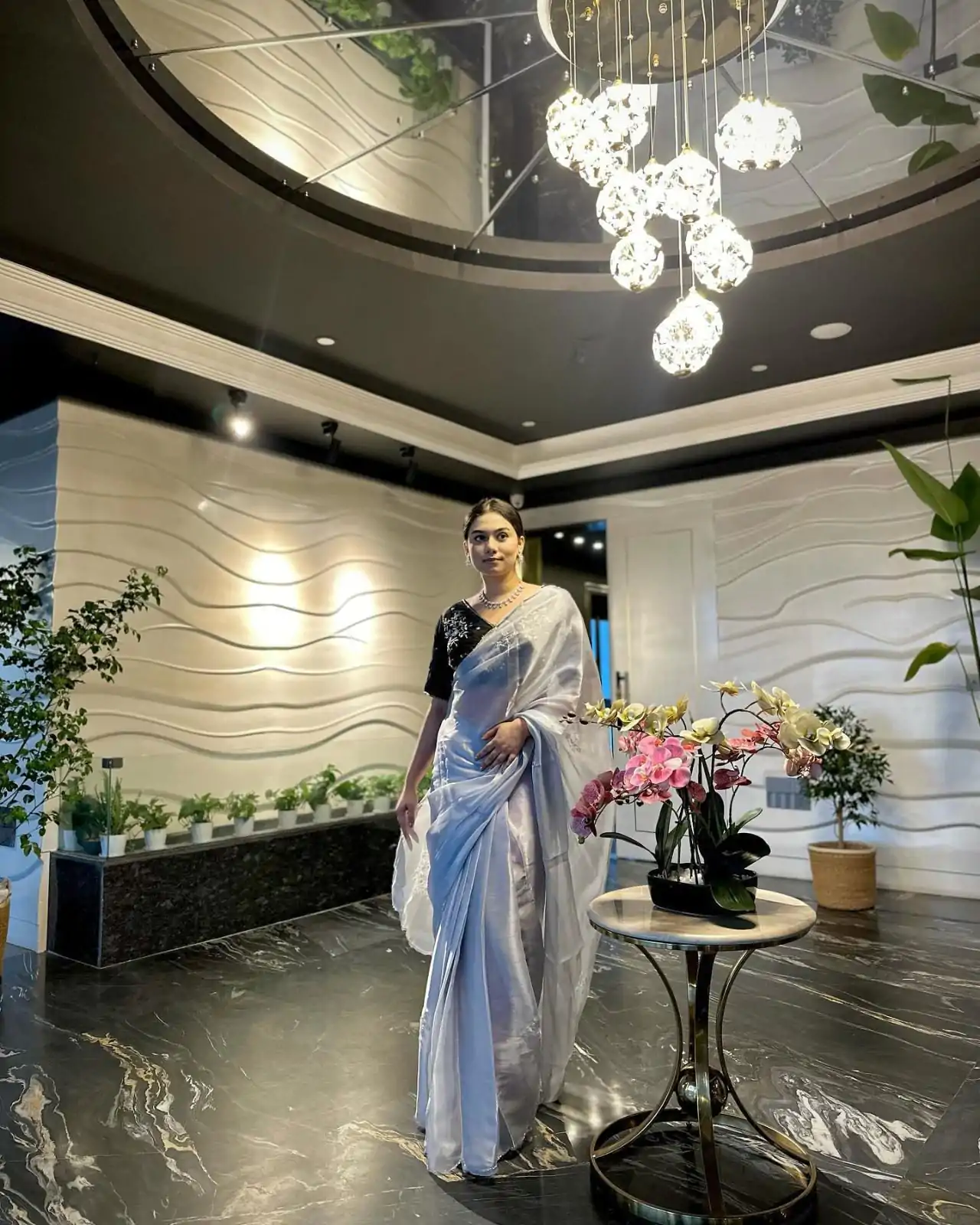 AC JIYA Silver Soft Jimmy Chuu with Lace Border & Lace Work Saree . Available at ₹3049 only. Delivery 4-6 Working Days. Shop now. | Creative Sarees, Embroidered Sarees, Bollywood Sarees, Designer Sarees, Ethnic Saree, Modern Digital sarees, Party Wear Sarees, Sarees