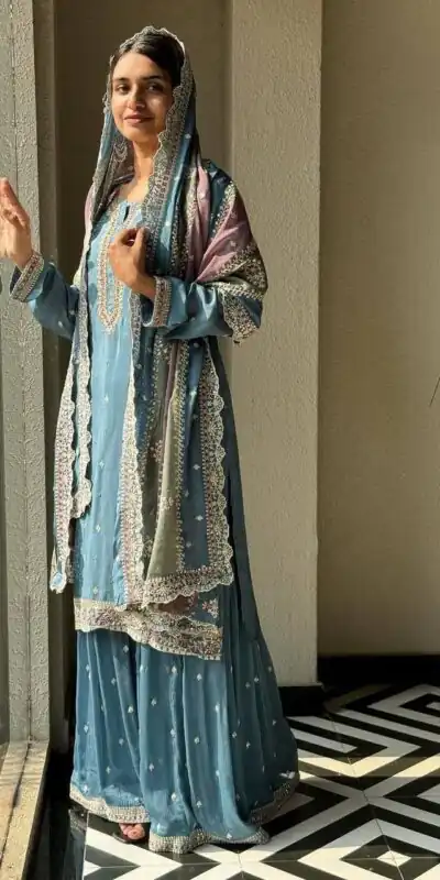 KF 1627 Sky Blue Georgette Salwar Suit Perfect for Wedding, Party, Diwali, Traditional Day, Bridal Wear. Get it for ₹2149. Delivery 4-6 Working Days | Casual Suits, Creative suits, Designer Suits, Palazzo Suits, Party Wear Suits, Patiala Suits, Salwar suit, Straight Suits