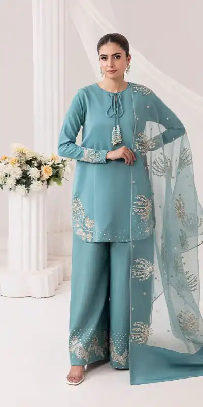 ZSR 3122 Sky Blue Pure Natural Crep Silk Salwar Suit Perfect for Wedding, Party, Pongal, Onam, Reception – . Available at ₹1849 only. Delivery 4-6 Work | Casual Suits, Jump Suits, Creative suits, Designer Suits, Palazzo Suits, Party Wear Suits, Patiala Suits, Salwar suit, Straight Suits