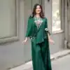 BE 349 Teal Color Air Chinon Sequence Embroidered Work Salwar Suit Casual, Wedding, Festive, Events . Expected Delivery  4-6 Working Days @1999/- only      | Casual Suits, Jump Suits, Creative suits, Designer Suits, Palazzo Suits, Party Wear Suits, Patiala Suits, Salwar suit, Straight Suits