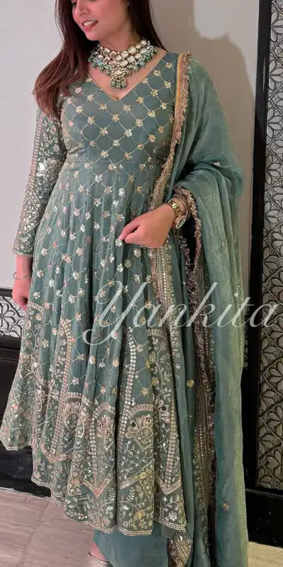 SR 1655 Teal Faux Georgette Salwar Suit Perfect for Wedding, Party, Diwali, Holi, Housewarming – . Introductory Price ₹2149. Delivery 4-6 Working Days. | Casual Suits, Jump Suits, Creative suits, Designer Suits, Palazzo Suits, Party Wear Suits, Patiala Suits, Salwar suit, Straight Suits