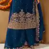 RTC 5901 Teal Faux Georgette Salwar Suit Perfect for Wedding, Party, Raksha Bandhan, Eid, Pooja –. Introductory Price ₹2449. Delivery 4-6 Working Days. | Casual Suits, Jump Suits, Creative suits, Designer Suits, Palazzo Suits, Party Wear Suits, Patiala Suits, Salwar suit, Straight Suits