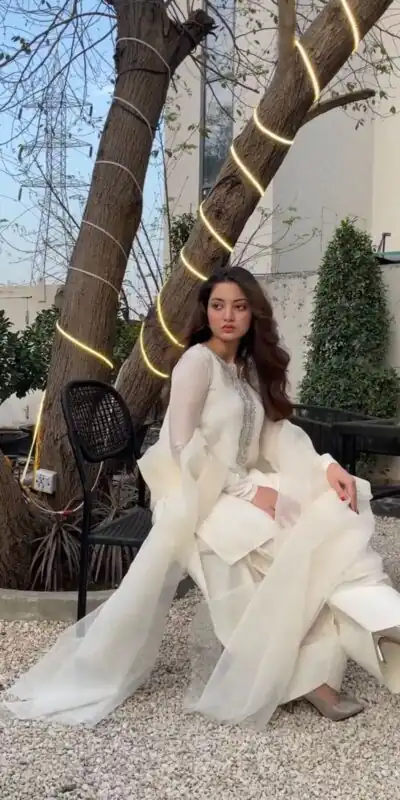 SRK 5252 White Faux Georgette Embroidery Work & Bead Work Salwar Suit . Wedding, Party, Festive, Events, Now at just ₹1499 | Casual Suits, Jump Suits, Creative suits, Designer Suits, Palazzo Suits, Party Wear Suits, Patiala Suits, Salwar suit, Straight Suits