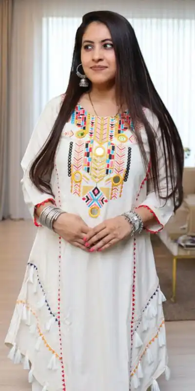 NSR 867 White Khadi Cottan with Mirror Work & Embroidery Work Salwar Suit . Get it for ₹1949. Delivery 4-6 Working Days. Shop now. | Casual Suits, Jump Suits, Tops & Bottoms, Track Suits, Trendy Wear, Creative suits, Designer Suits, Palazzo Suits, Party Wear Suits, Patiala Suits, Salwar suit, Straight Suits