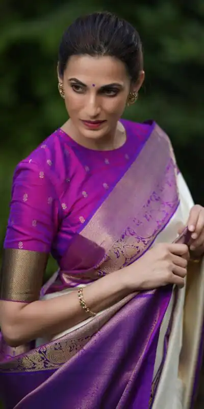 KP 6071 White Color Soft Lichi Silk Cloth Saree With Lace Border & Lace Work. Get it for ₹1449. Delivery 4-6 Working Days. Shop now. | Embroidered Sarees, Bollywood Sarees, Creative Sarees, Designer Sarees, Ethnic Saree, Modern Digital sarees, Party Wear Sarees, Sarees