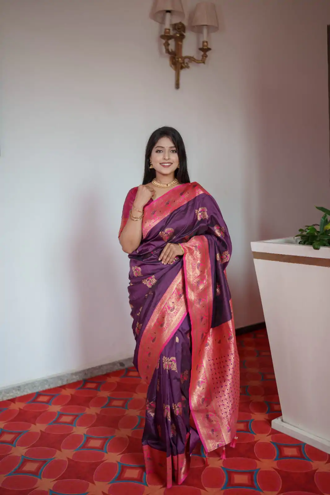 MB Paithani-3 Wine Color in Pethani Silk Zari Work & Lace Work Saree . Grab it for ₹2199. Delivery 4-6 Working Days. Shop now. | Creative Sarees, Embroidered Sarees, Bollywood Sarees, Designer Sarees, Ethnic Saree, Modern Digital sarees, Party Wear Sarees, Sarees