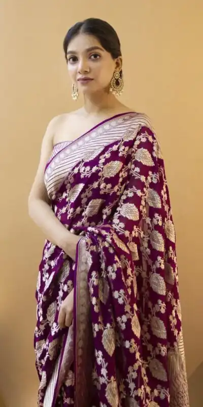 KP 1087 Wine Color Soft Lichi Silk Designer Work Saree . Wedding, Party, Festive, Events, Introductory Price ₹1399. Delivery 4-6 Working Days. Shop now. | Embroidered Sarees, Bollywood Sarees, Creative Sarees, Designer Sarees, Ethnic Saree, Modern Digital sarees, Party Wear Sarees, Sarees