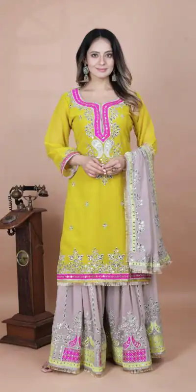 SRK 5260 Pink Faux Georgette With 5mm Embroidery Sequence Work Perfect for Wedding, Party, Karwa Chauth, Ethnic Day, Baisakhi Beast Price At 2149/- Only | Casual Suits, Jump Suits, Creative suits, Designer Suits, Palazzo Suits, Party Wear Suits, Patiala Suits, Salwar suit, Straight Suits