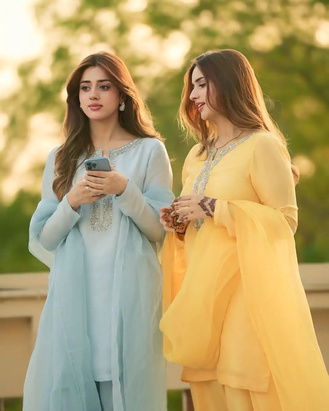 SRK 5252 Yellow Faux Georgette Embroidery Work & Bead Work Salwar Suit . Wedding, Party, Festive, Events, Now at just ₹1499 | Casual Suits, Jump Suits, Creative suits, Designer Suits, Palazzo Suits, Party Wear Suits, Patiala Suits, Salwar suit, Straight Suits