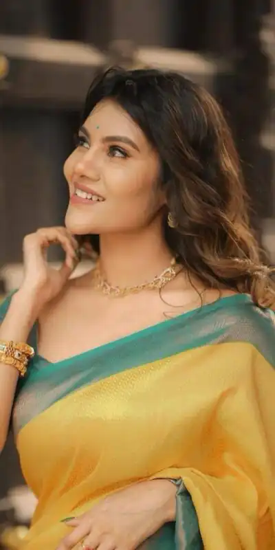 KP 5059 Yellow Color Soft Lichi Silk Cloth. Saree with Designer Work. Get it for ₹1449. Delivery 4-6 Working Days. Shop now. | Embroidered Sarees, Bollywood Sarees, Creative Sarees, Designer Sarees, Ethnic Saree, Modern Digital sarees, Party Wear Sarees, Sarees