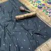 Black Pure Banarasi Silk Zari Work Saree