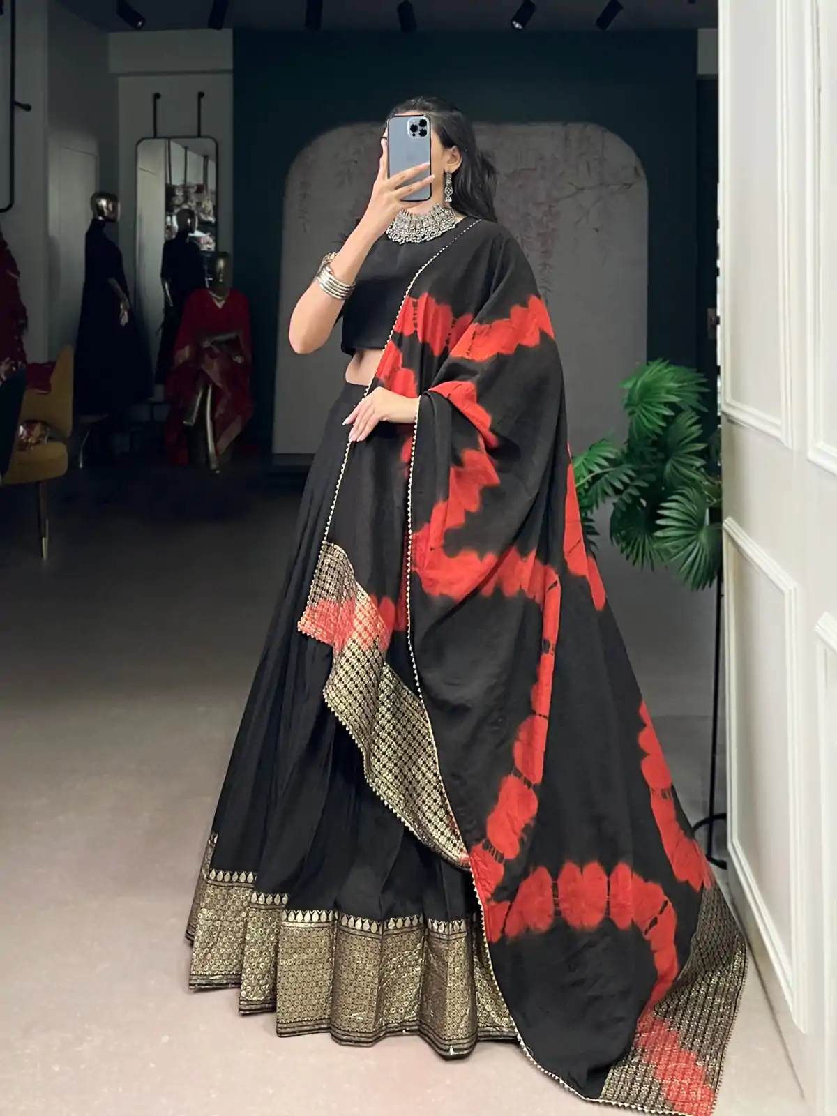 LNB 1907 Black in Pure Chanderi Zari Work & Lace Work Lehenga Choli . Best Price ₹2399. Delivery 4-6 Working Days. Shop now. | Bollywood Lehenga, Creative Lehenga, Designer Lehenga, Embroidered Lehenga, Lehenga, Party Wear Lehenga