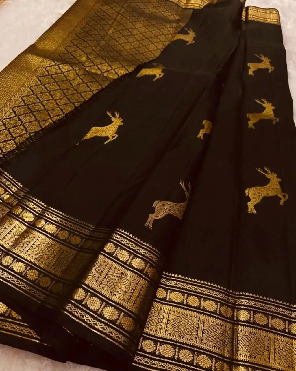 KPR 239 Black Soft Lichi Silk Saree Perfect for Wedding, Party, Haldi, Onam, Pooja – . Special Price ₹1499. Delivery 4-6 Working Days. Shop now. | Creative Sarees, Embroidered Sarees, Bollywood Sarees, Designer Sarees, Ethnic Saree, Modern Digital sarees, Party Wear Sarees, Sarees