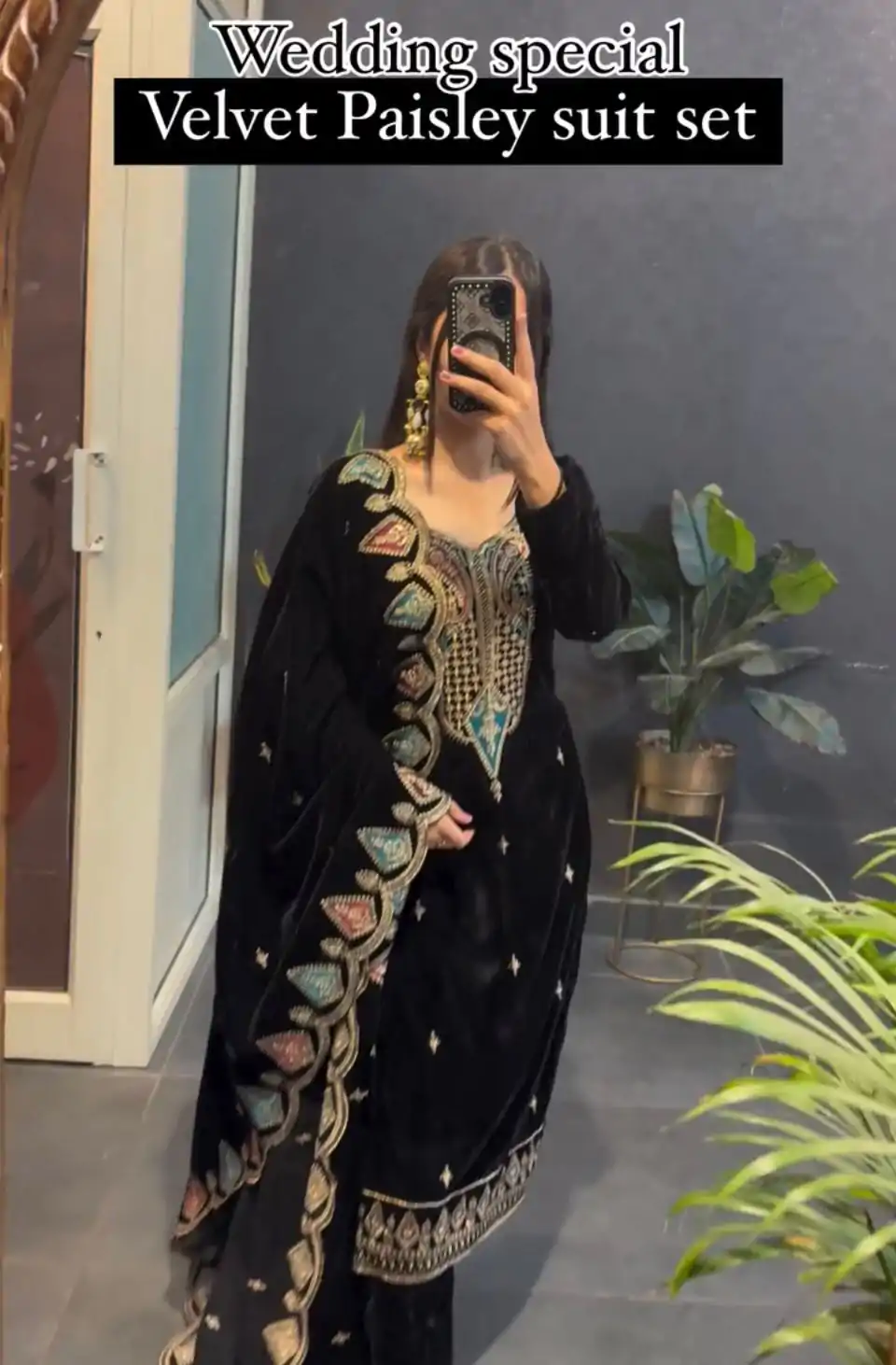 VLM 229 Black Viscose Velvet Salwar Suit Perfect for Wedding, Party, Cultural Events, Sangeet, Baby Shower – . Best Price ₹2149. Delivery 4-6 Working | Casual Suits, Jump Suits, Tops & Bottoms, Track Suits, Trendy Wear, Creative suits, Designer Suits, Palazzo Suits, Party Wear Suits, Patiala Suits, Salwar suit, Straight Suits