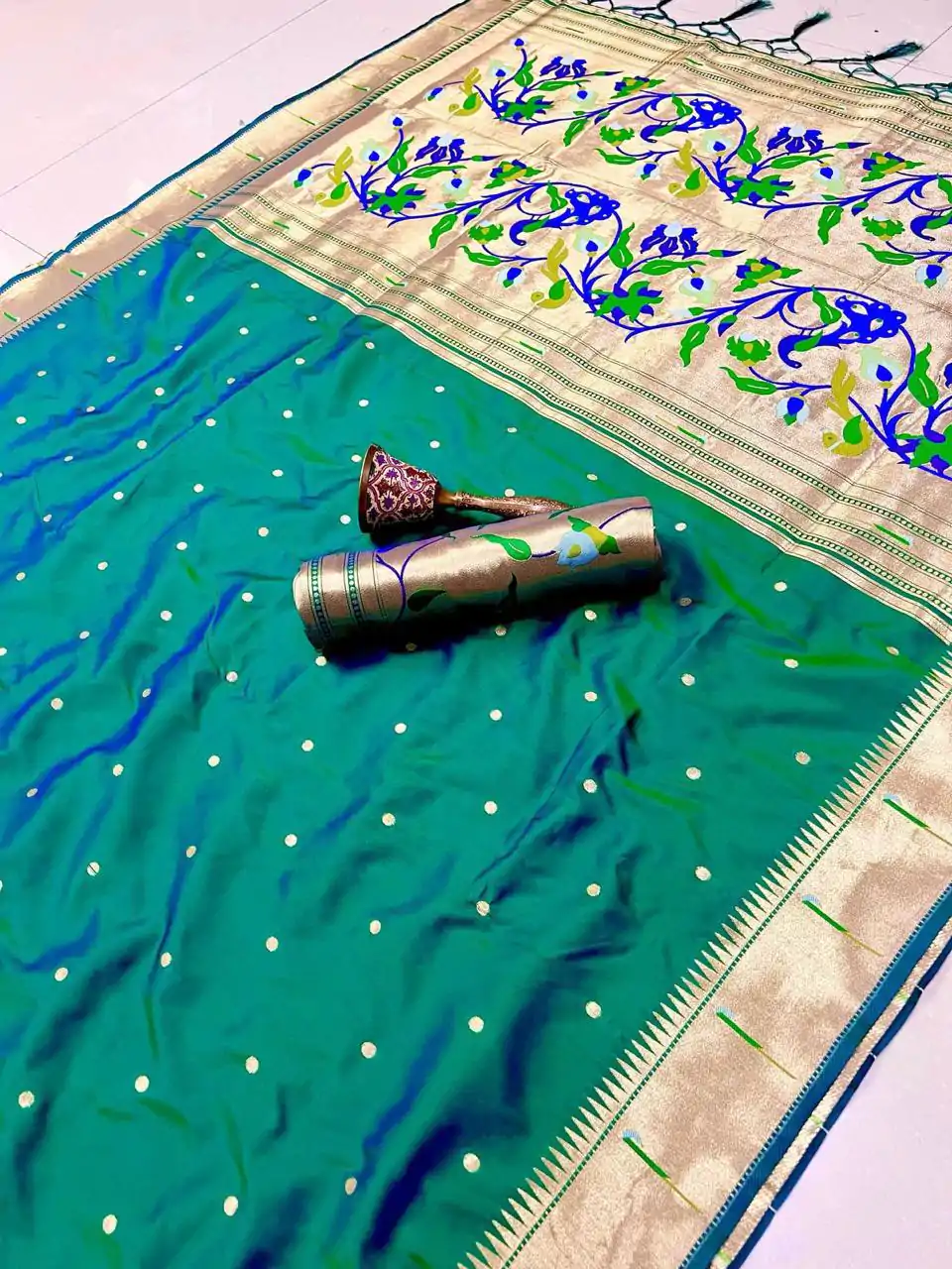 MS 530 Firozi Pure Banarasi Silk Saree. Perfect for Wedding, Party, Family Gatherings, Ethnic Day, Eid – Affordable Price ₹1649. Delivery 4-6 Working Days | Creative Sarees, Embroidered Sarees, Bollywood Sarees, Designer Sarees, Ethnic Saree, Modern Digital sarees, Party Wear Sarees, Sarees