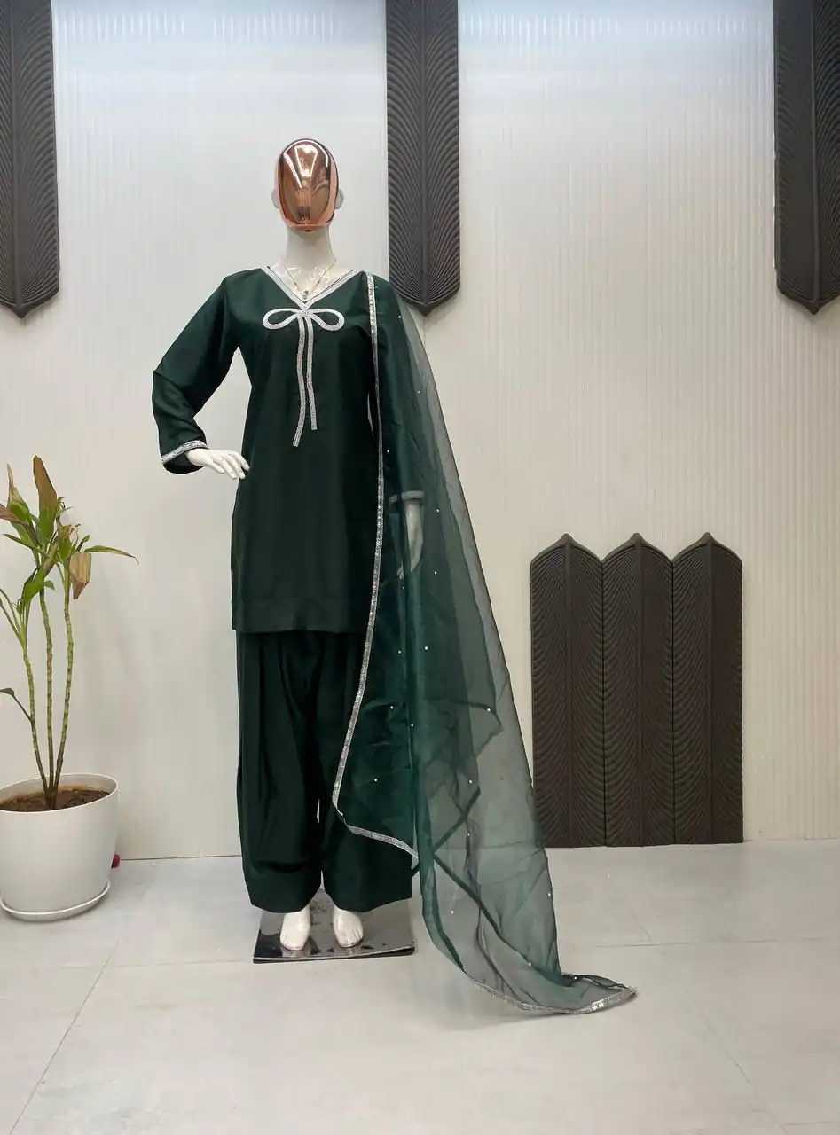 LG 1955 Green in Green French Crape Lace Work & Bead Work Salwar Suit . Special Price ₹1849. Delivery 4-6 Working Days. Shop now. | Casual Suits, Jump Suits, Creative suits, Designer Suits, Palazzo Suits, Party Wear Suits, Patiala Suits, Salwar suit, Straight Suits