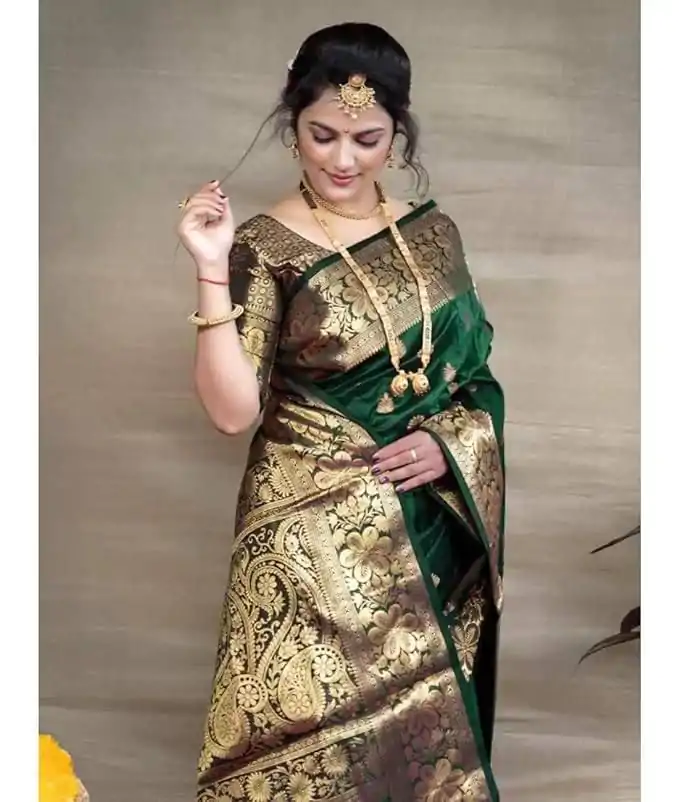 KP 6041 Green in Soft Lichi Silk Lace Work & Lace Border Saree . Introductory Price ₹1299. Delivery 4-6 Working Days. Shop now. | Creative Sarees, Embroidered Sarees, Bollywood Sarees, Designer Sarees, Ethnic Saree, Modern Digital sarees, Party Wear Sarees, Sarees