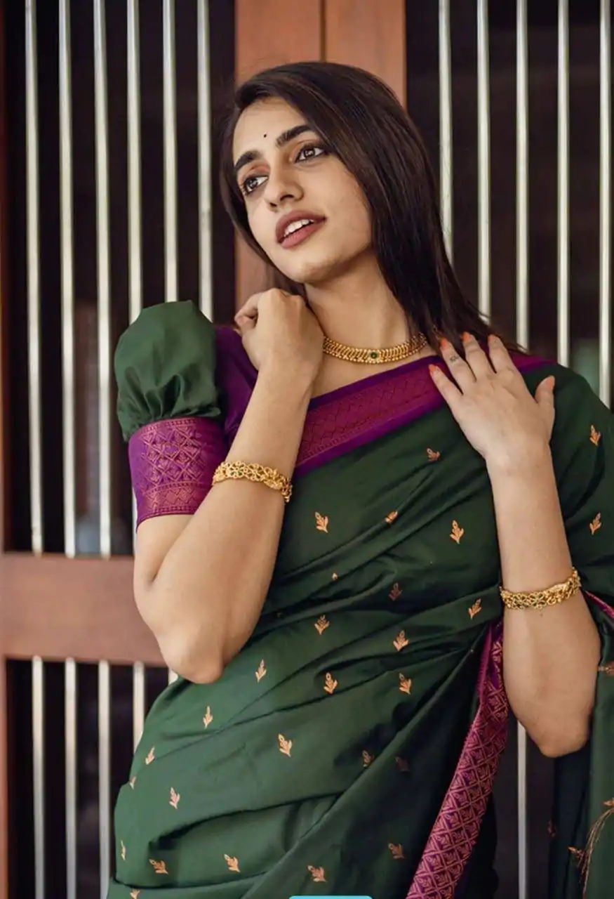 KP 5008 Green in Soft Lichi Silk Lace Work & Lace Border Saree Available at ₹1449 only. Delivery 4-6 Working Days. Shop now. | Creative Sarees, Embroidered Sarees, Bollywood Sarees, Designer Sarees, Ethnic Saree, Modern Digital sarees, Party Wear Sarees, Sarees