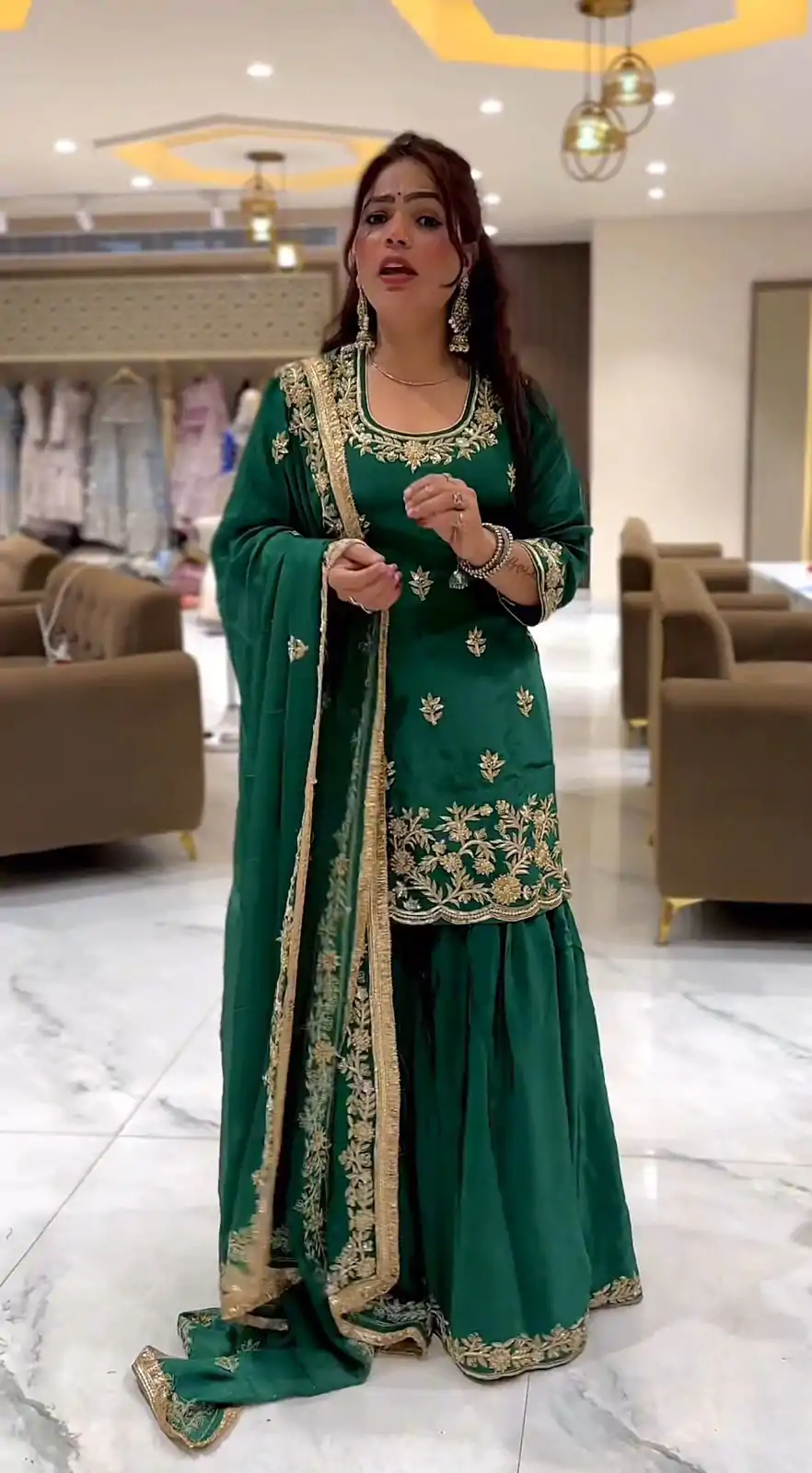 ND 5044 Green Natural Crep With Embroidery Work Salwar Suit . Affordable Price ₹2149. Delivery 4-6 Working Days. Shop now. | Casual Suits, Jump Suits, Creative suits, Designer Suits, Palazzo Suits, Party Wear Suits, Patiala Suits, Salwar suit, Straight Suits