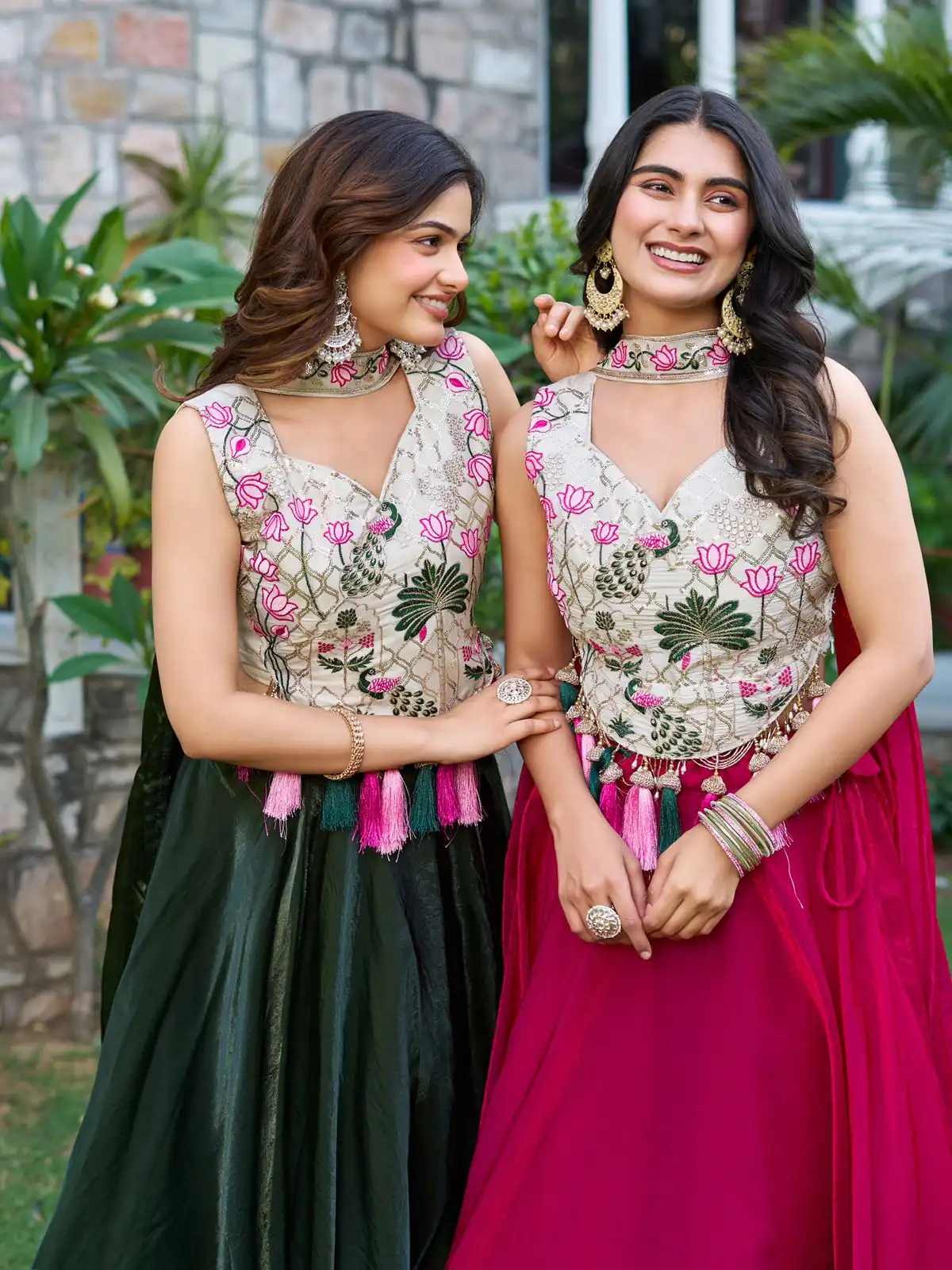 Ram 125 Green in Pure simar tissue silk Embroidery Work Lehenga Choli . Exclusive Offer ₹2649. Delivery 4-6 Working Days. Shop now. | Bollywood Lehenga, Creative Lehenga, Designer Lehenga, Embroidered Lehenga, Lehenga, Party Wear Lehenga